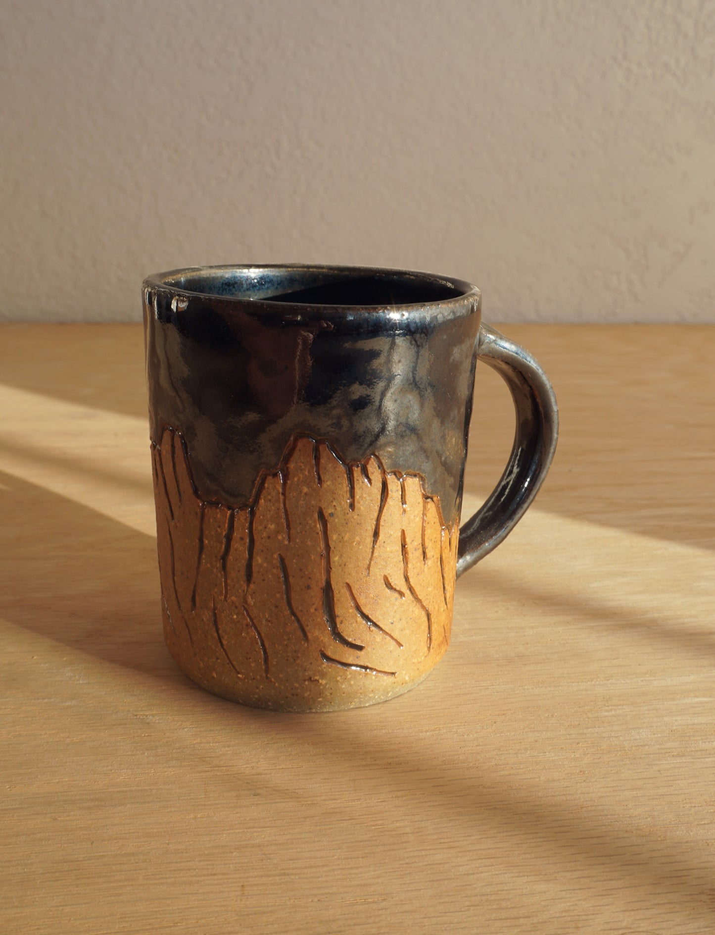 Midnight mountain mug