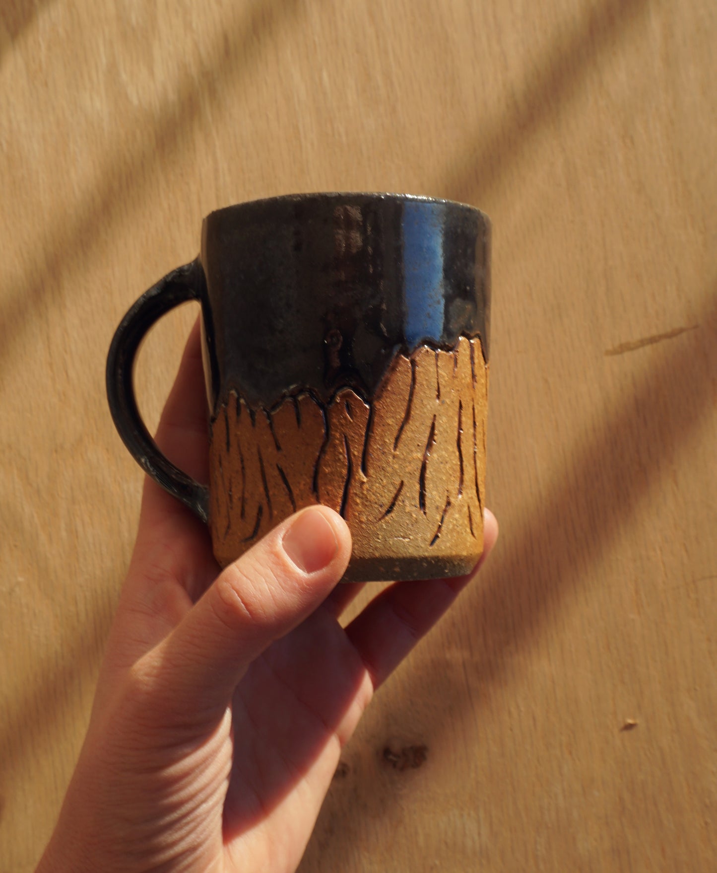 Midnight mountain mug